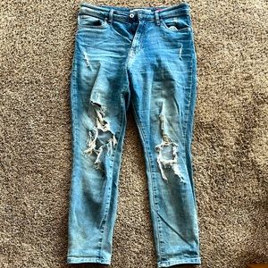 High rise jeans